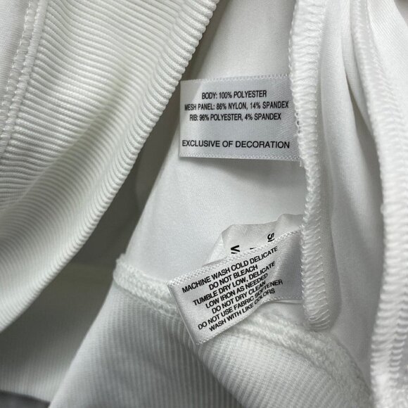 Cutter & Buck Annika Sweatshirt Women's M White Full Zip Mock Neck DryTec 50UPF+ - Picture 11 of 12